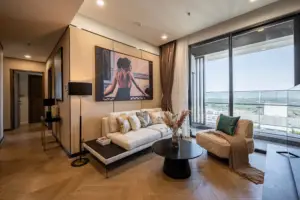 LUMIERE RIVERSIDE E棟13F【3BED】リビング