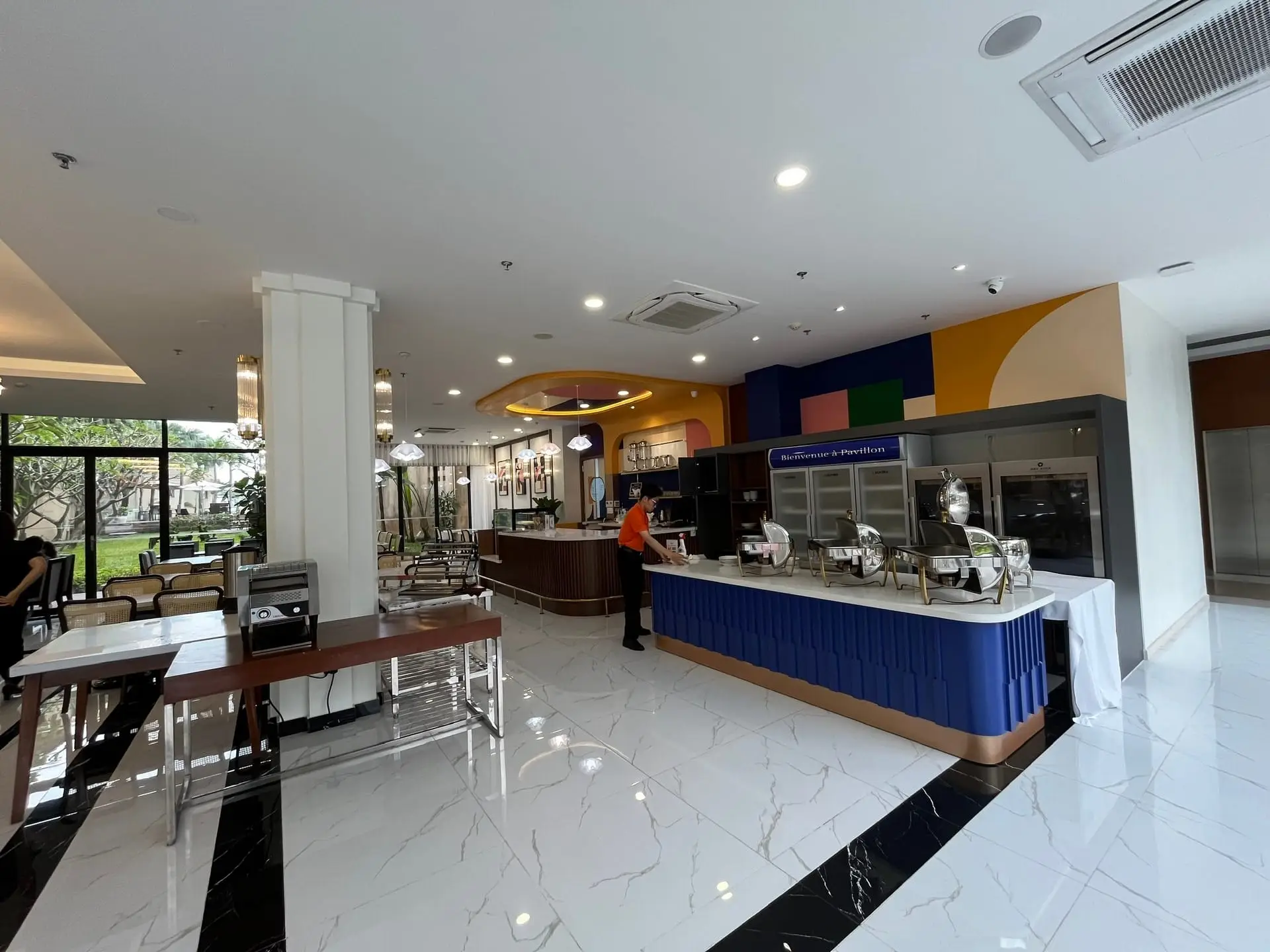 Wil que Westlake 朝食のダイニング