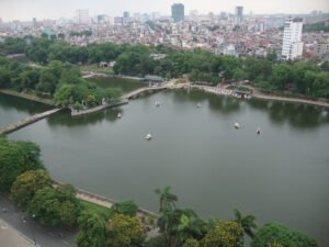 Giang Vo区で有名なThu Le公園